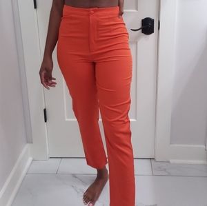 BURNT ORANGE SUIT PANTS